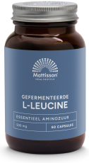 Mattisson Gefermenteerde L-Leucine 500mg 60 Vegicaps