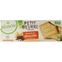 bisson Petit beurre biscuit met chocolade bio 197g