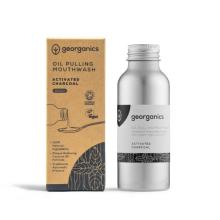 georganics Oilpulling mouthwater activated charcoal 100ml