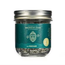 zeeuwsche zoute Zout met wakame glazen pot bio 100g