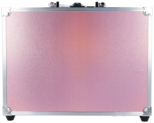 Casuelle Make-Up Koffer Glanzend Roze 1st