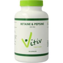Vitiv Betaine HCL & pepsine 100ca