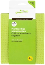 greenhub Sponsdoeken plantaardig 3st