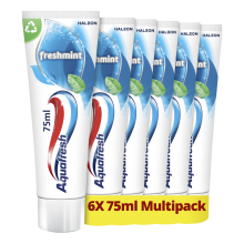 Aquafresh Freshmint 3 in 1 Tandpasta Voor Een Frisse Adem 6 x 75ml