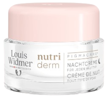 Louis Widmer nutriderm Pigmacare Nachtcr&egrave;me Zonder Parfum 50 ml