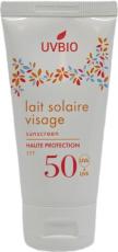 uvbio Sunscreen face SPF50 bio 50ml