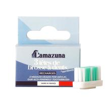 lamazuna Set of 3 toothbrush heads medium 1set