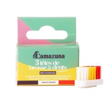 lamazuna Set of 3 toothbrush heads soft kid 1set