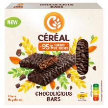 C&eacute;r&eacute;al C&eacute;r&eacute;al Chocolicious Bars Minder Suikers 69 Gram