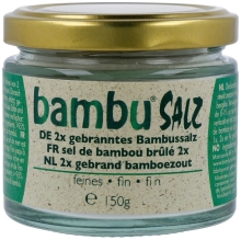 bambu salz Bamboezout fijn 2x gebrand 150g