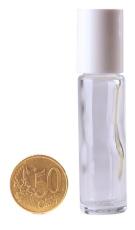 helios holland Rollerflesje helder glas 10ml incl witte dop 5st