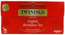 Twinings English breakfast thee envelop zwart 25st