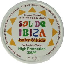 sol de ibiza Beschermende creme baby&kids SPF30 bio 100g
