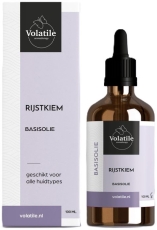 Volatile Rijstkiem basisolie glazen fles 100ml