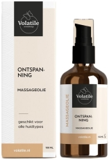 Volatile Massageolie ontspanning glas met pomp 100ml