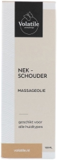 Volatile Massageolie nek/schouder glas met pomp 100ml