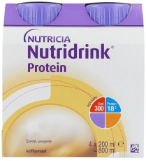 Nutridrink Protein koffie/mokka 200ml 4st