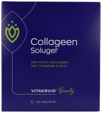 Vitakruid Collageen solugel vit C en D sachet 10 gram 25sach