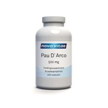 Nova Vitae Pau d'arco 500mg extract 5:1 200ca