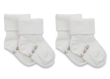 kipkep Blijf baby sokjes 6-12 mnd offwhite/wit 1set