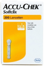 Accu Chek Lancet Softclix 200st