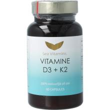 sea vitamins Vitamine D3 K2 uit zee 90vc