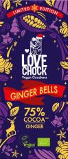 Lovechock Ginger bells 75% bio 70g