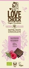 Lovechock Raspberry Rosemary Bio 70 gram