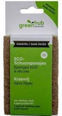 greenhub Schuursponsjes eco krasvrij 2st
