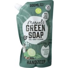 Marcels Green Soap Handzeep bergamot & black pepper navul 500ml