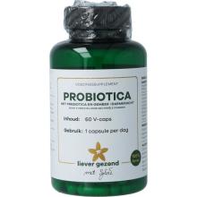 Liever Gezond Probiotica met prebiotica gember 60vc