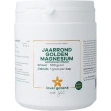 Liever Gezond Golden magnesium poeder jaarrond 500g