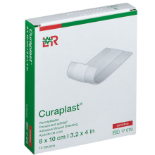 Curaplast Wondpleister sensitive 8 cm x 10 cm 10 stuks