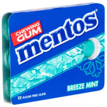 Mentos Gum Breeze Mint 12 stuks
