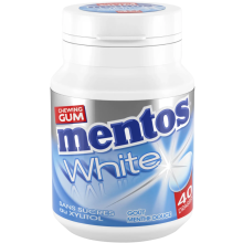 Mentos Kauwgom White Sweet Mint Pot 40 stuks
