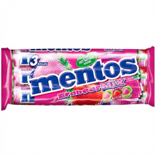 Mentos Strawberry 3-Pack 3 rollen