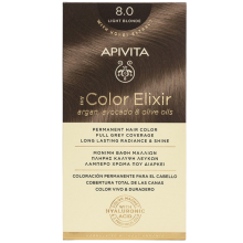 Apivita Hair Color Kit 8.0 Licht Blond 1 stuk