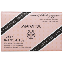 Apivita Natuurlijke Zeep met Roos & Zwarte Peper 125 ML