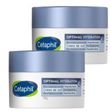 Cetaphil Revitaliserende Nachtcr&egrave;me Optimal Hydration 2 x 48 gram
