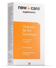New Care B6 B12 Foliumzuur 60 zuigtabletten