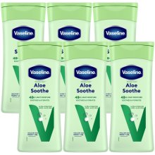 Vaseline Intensive Care Alo&euml; Soothe Bodylotion 6 x 400ml
