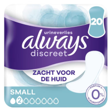Always Discreet 0% Small 20 Stuks