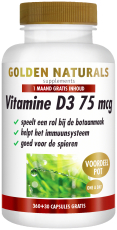 Golden Naturals D3 75 Mcg