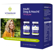 Vitakruid Multi Dag & Nacht Vrouw  2x30 tabletten