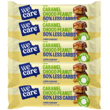 WeCare Lower Carb Bar Caramel Choco Peanut 5 X 35 gram