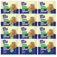 WeCare High Protein Quinoa Crackers 12 X 100 gram