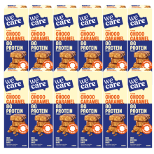 WeCare High Protein Bars Choco Caramel 12 X 81 gram