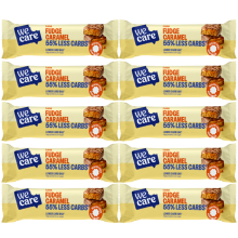 WeCare Lower Carb Bar Fudge Caramel  10 x 60 gr
