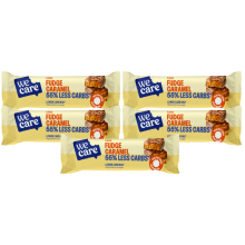WeCare Lower Carb Bar Fudge Caramel 5 X 60 gram