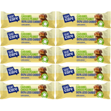 WeCare Lower Carb Bar Caramel Choco Peanut 10 X 35 gram